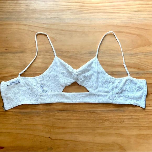 Flynn Skye Eyelet Crop Top/Bralette - Picture 4 of 6